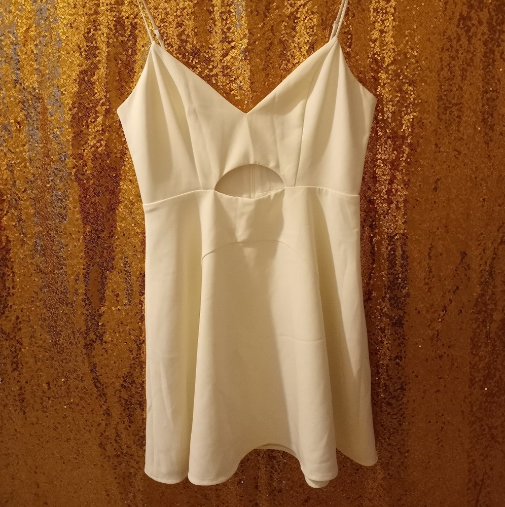 NBD Women's White Dress Sz M